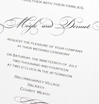 Wording Your Invitation