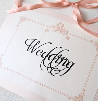 Layered Wedding Sign