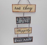 Happily Ever After Small Metal Sign *SOLD OUT!!!