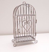 Vintage Heart Birdcage