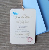 Luggage Tag Save the Date